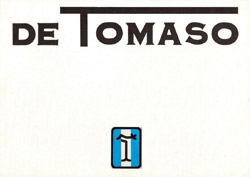 Brochure Gamma De Tomaso 1975
