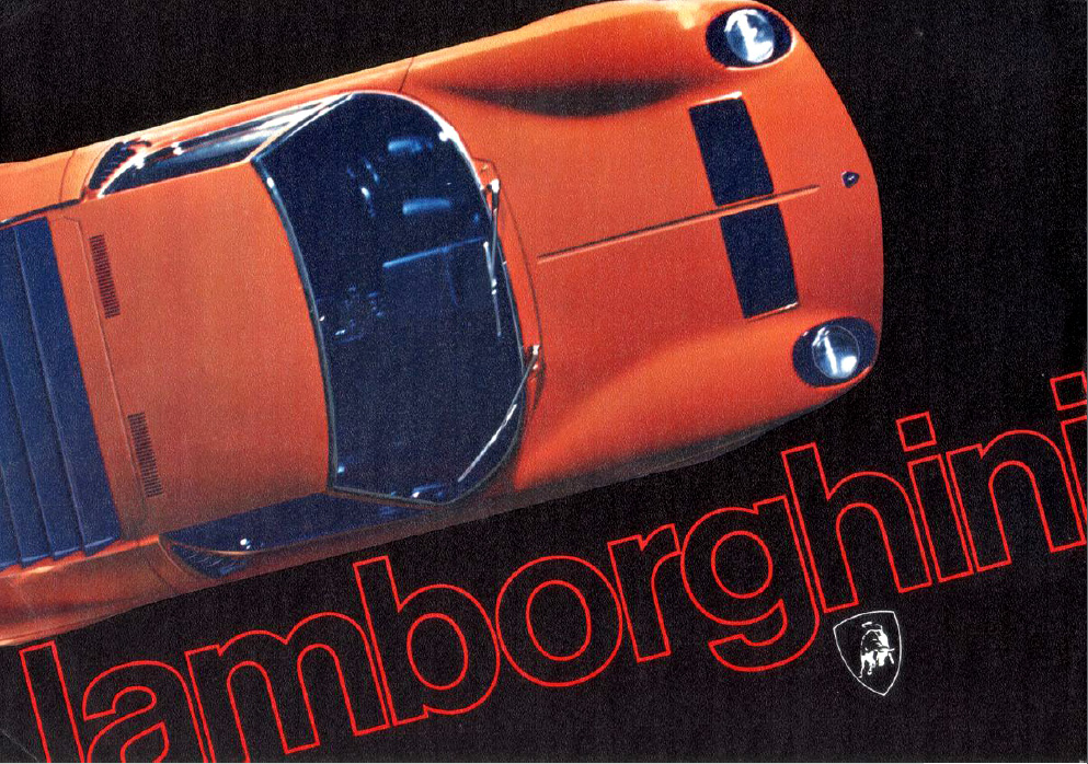Brochure Lamborghini 1971